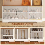 Itaar | Hall Tree with Bench and Shoe Storage Farmhouse Entryway Bench with Coat Rack 6 Storage Cubbies 10 Coat Hooks Led Lights