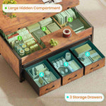 Itaar | Lift Top Coffee Table Set 43 Inch Multi-Function Coffee Table with Storage Drawers and Hidden Compartment