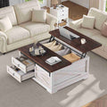 Itaar | 39.4 Inch Lift Top Coffee Table with Storage Farmhouse Coffee Tables for Living Room Square Coffee Table with Large Hidden Compartment