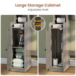 Itaar | Over The Toilet Storage Cabinet Over Toilet Bathroom Organizer with Glass Doors Toilet Paper Holder Stand