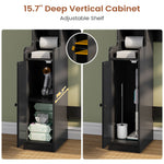 Itaar | Over The Toilet Storage Cabinet Over Toilet Bathroom Organizer with Glass Doors Toilet Paper Holder Stand