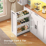 Itaar | 71 Inch Kitchen Pantry Cabinet with Charging Station and Led Light Kitchen Storage Cabinets with Microwave Stand