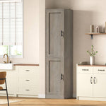 Itaar Narrow Kitchen Pantry Cabinet with 3 Door Shelves 3 Drawer