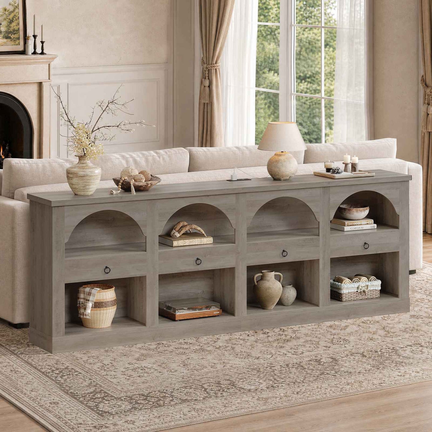 Itaar | Extra Long Arched 78.7 Inch Console Tables for Entryway
