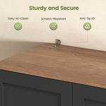 Itaar | 70.9 Inch Kitchen Pantry Cabinet 8 Door Shelves and 4 Drawers