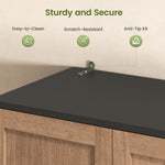 Itaar | 70.9 Inch Kitchen Pantry Cabinet 8 Door Shelves and 4 Drawers