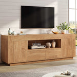 Itaar | 70 Inch TV Stand for 80 Inch TV Farmhouse Entertainment Center