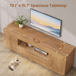 Itaar | 70 Inch TV Stand for 80 Inch TV Farmhouse Entertainment Center