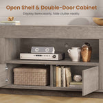 Itaar | 70 Inch TV Stand for 80 Inch TV Farmhouse Entertainment Center