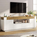 Itaar | 70 Inch TV Stand for 80 Inch TV Farmhouse Entertainment Center