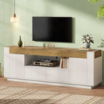 Itaar | 70 Inch TV Stand for 80 Inch TV Farmhouse Entertainment Center