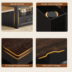Itaar | 40 Inch Farmhouse Lift Top Coffee Table with 2 Drawers for Living Room